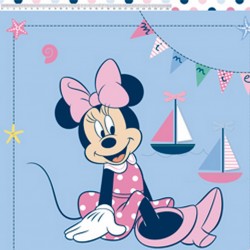 MI006C01 COLEÇÃO DISNEY   MINNIE NAVY   ( PAINEL DIGITAL  1,48 X 0,98   ALMOFADAS   0,49 X 0,49