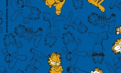 GA007C03 Garfield   mono fd azul